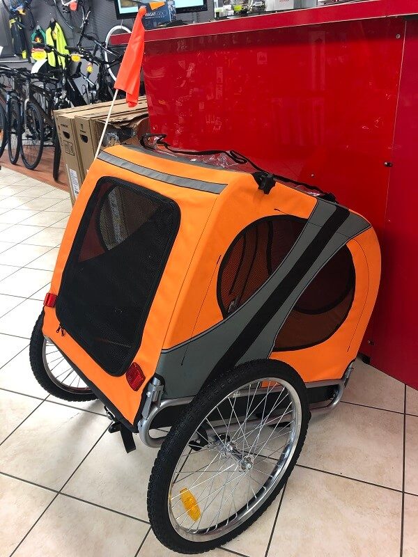 Carrello per cani - Porta cane per bici - Accessori bici - RMC negozio di bici a Verona Villafranca