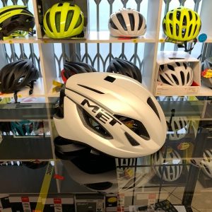 Met Strale BiancoCasco bici da strada. Caschi bici da corsa. RMC negozio bici Verona