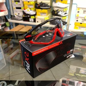 Occhiale BRN Fotocromatici nero rosso - Accessori per andar in giro in bici. RMC negozio biciclette Verona