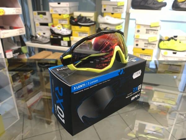 Occhiale BRN giallo nero - Accessori per andar in giro in bici. RMC negozio biciclette Verona