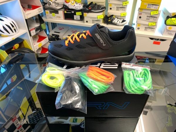 BRN Freeride FLAT_SPD Arancione. Scarpe bici MTB Mountain Bike SPD Verona. RMC negozio bici a Verona