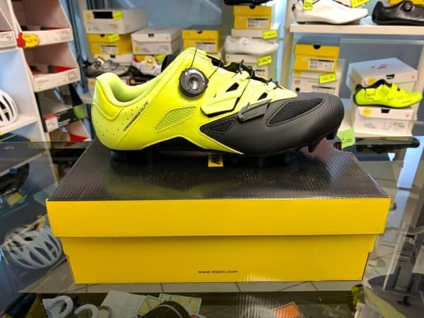 Mavic Crossmax Elite gialla. Scarpe bici MTB Mountain Bike SPD Verona. RMC negozio bici a Verona