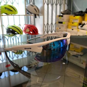 Occhiale bici Kayak bianco. Accessori per andar in giro in bici. RMC negozio biciclette Verona