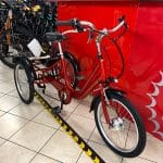 Triciclo elettrico Brera 20 rossa. City Bike Verona. Bici per città. RMC negozio di biciclette.
