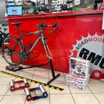 Set Rullo: staffa riscaldamento gara + rullo mini roller. Accessori bici. RMC negozio bici Verona