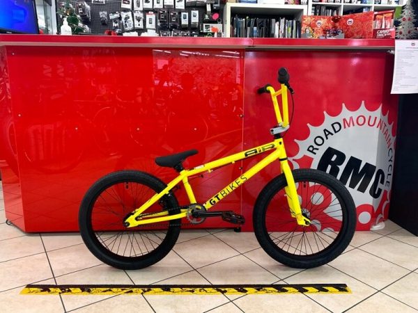 BMX Street GT gialla. Bici bmx street a Verona. RMC negozio di biciclette ragazzo a Verona