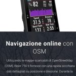 Bryton Rider 750, ciclo computer GPS touchscreen. Accessori per bici Verona. RMC negozio biciclette