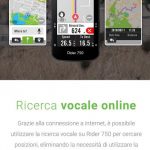 Bryton Rider 750, ciclo computer GPS touchscreen. Accessori per bici Verona. RMC negozio biciclette