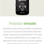 Bryton Rider 750, ciclo computer GPS touchscreen. Accessori per bici Verona. RMC negozio biciclette