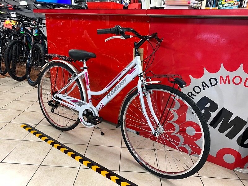 Rollmar City 28” bianca. Bici City Bike donna a Verona