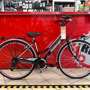 Rollmar City 28” nera. City Bike donna a Verona. Bici per città. RMC negozio biciclette Verona