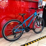 MTB Cross 24” azzurra. Bicicletta MTB Mountain Bike Verona. RMC negozio di bici a Verona