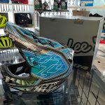 Casco Troy Lee Designs D4 Fiber Blu. BMX e MTB DH Downhill Verona