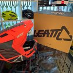 Casco LEATT integrale salmone. BMX e MTB DH Downhill Verona. Accessori e protezioni bici