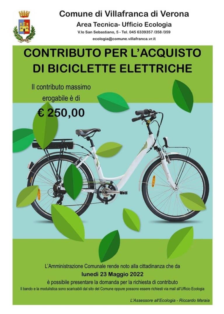 Bonus & Incentivi su eBike e bici muscolari 2022