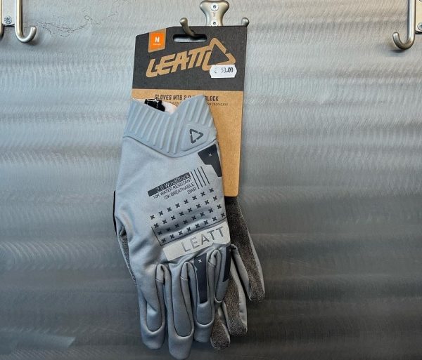 GUANTO INVERNALE LEATT Wind-block grigio. Bici MTB e BMX