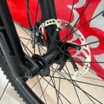 Forcella, ruota, raggi e freno a disco