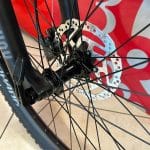 Ruota, raggi e freno a disco