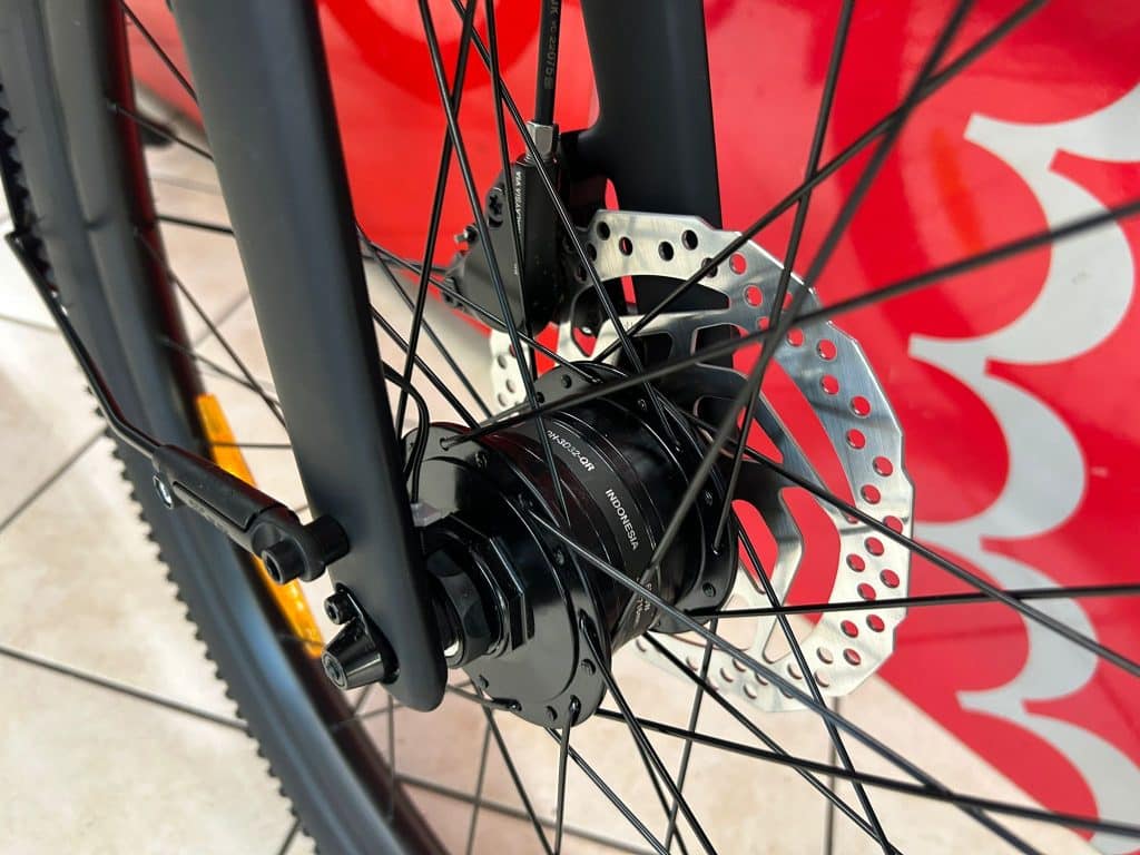 Ruota e freno a disco