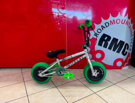 Mini Bmx Wildcat OG4 Pro Disc Silver Green - BMX mini Verona