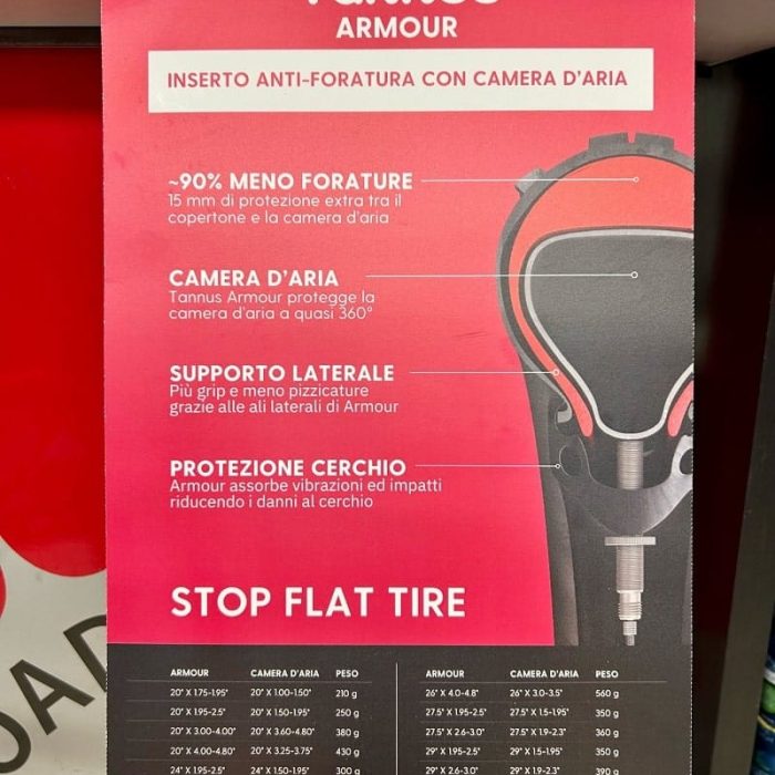 TANNUS inserto anti-foratura per camera d’aria e tubeless